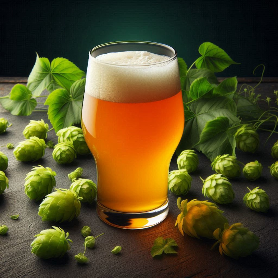 Image à titre illustratif uniquement, bière IPA générée par l'IA.