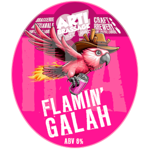Flamin' Galah IPA Pump Clip